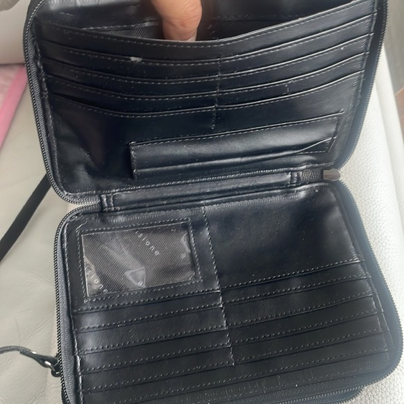 VISIONE CROSSBODY BLACK LEATHER WOMEN VINTAGE BAG - Picture 6 of 8